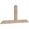 Ekena Millwork Portland Smooth Timber Gable Bracket, Douglas Fir, 72"W x 33"H x 3 1/2"D x 5 1/2"F, 11/12 Pitch GBW072X33X0406POR00SDF - alternate 5